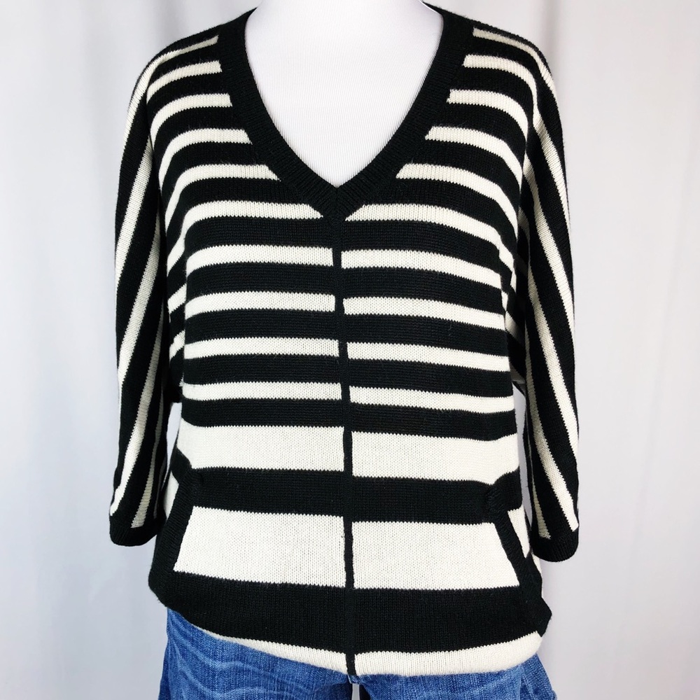 LOFT Striped Dolman Top